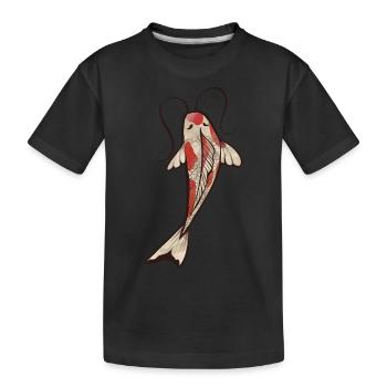 Koi - T-shirt bio Premium Enfant - noir - Devant