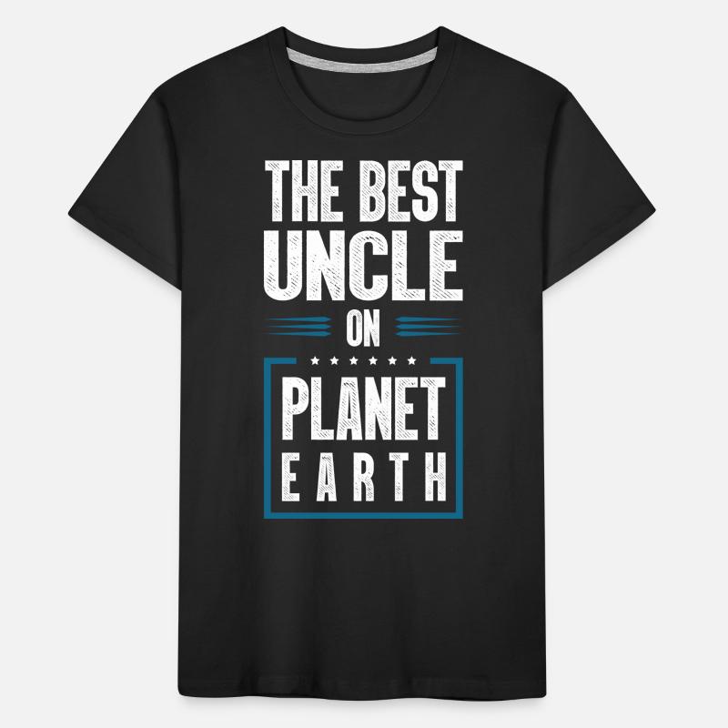 Bester Onkel Spruch Kinder Premium Bio T-Shirt