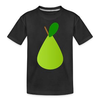 Poire - T-shirt bio Premium Enfant - noir - Devant