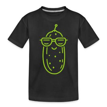 Cornichon - T-shirt bio Premium Enfant - noir - Devant