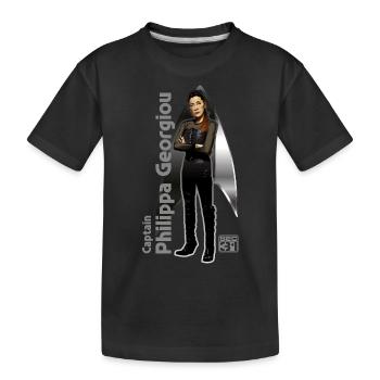 Star Trek Discovery Capitaine Philippa Georgiou - T-shirt bio Premium Enfant - noir - Devant