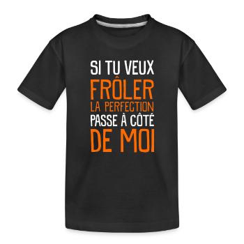 La Perfection - T-shirt bio Premium Enfant - noir - Devant