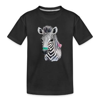 Poulains zébes - T-shirt bio Premium Enfant - noir - Devant