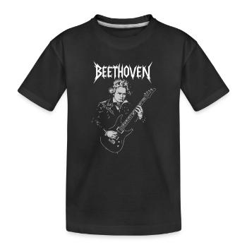 Beethoven Guitar Hero - T-shirt bio Premium Enfant - noir - Devant