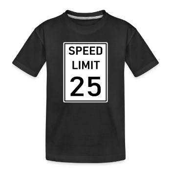 Limitation - Kids' Premium Organic T-Shirt - black - Front