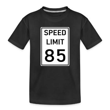 Speed limit  - T-shirt bio Premium Enfant - noir - Devant