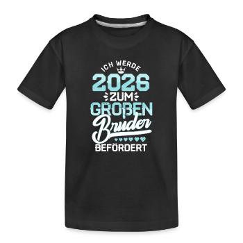 Big Brother Bébé Enceinte 2026 - T-shirt bio Premium Enfant - noir - Devant