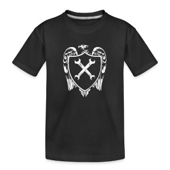 Mechaniker - Kinder Premium Bio T-Shirt - Schwarz - Vorne