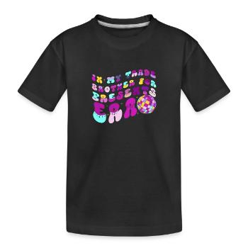 Dans mon frère de commerce pour les cadeaux de l’ère Noël - T-shirt bio Premium Enfant - noir - Devant