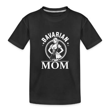 Bayerische Mutter - Bavarian Mom Design - T-shirt bio Premium Enfant - noir - Devant