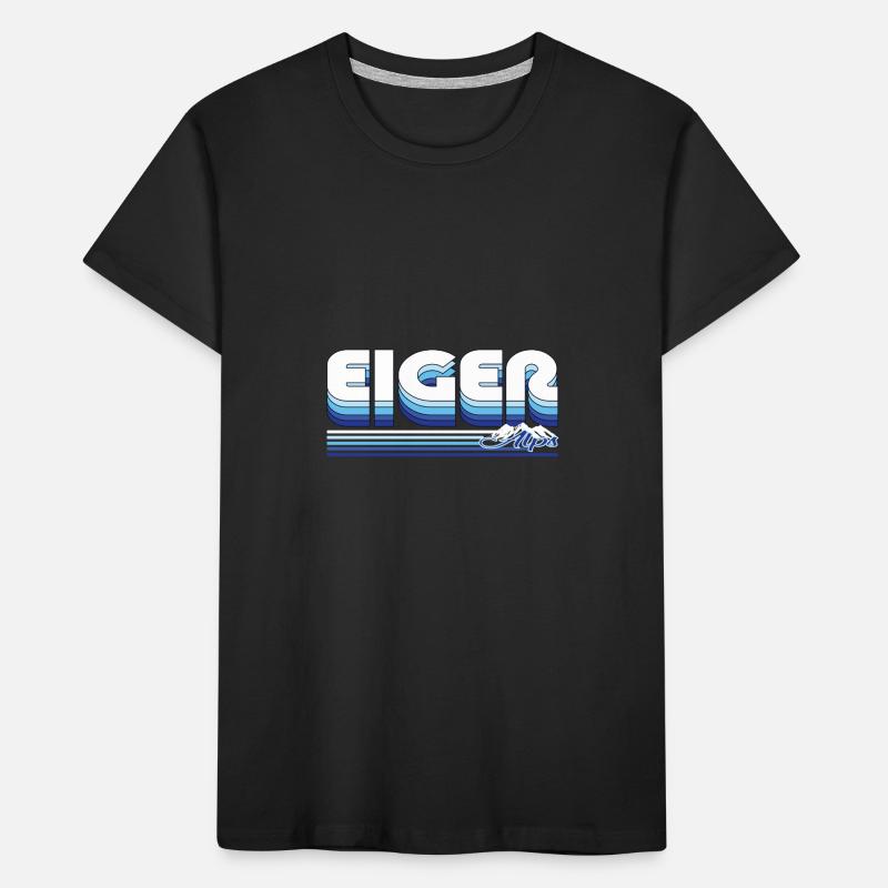 Eiger - Cool Aplip Design for Summit Fans Kids' Premium Organic T-Shirt
