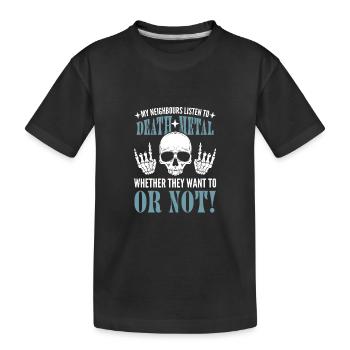Groupe de Heavy Metal Metal Rock Musique Death Metal - T-shirt bio Premium Enfant - noir - Devant