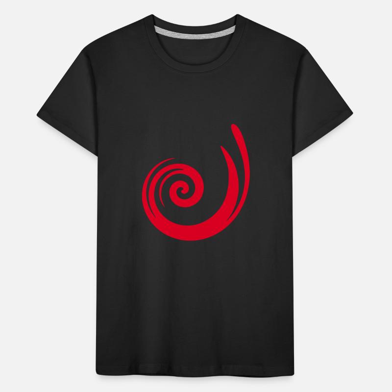 red pattern red gift idea Kids' Premium Organic T-Shirt