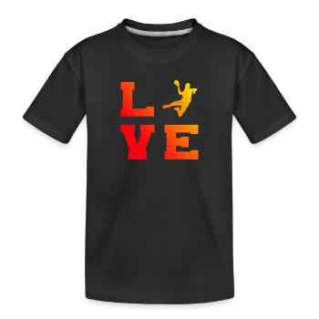 Handball Games Handball Women Handball Handball Handball - Kids' Premium Organic T-Shirt - black - Front