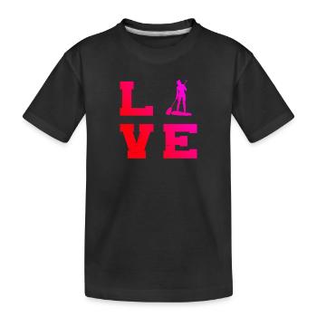 Stand up Paddle Board Sup Femmes Standup Paddle - T-shirt bio Premium Enfant - noir - Devant