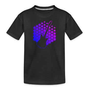 Guitar Player Gitarre Gitarrist Herren Guitar - Kinder Premium Bio T-Shirt - Schwarz - Vorne