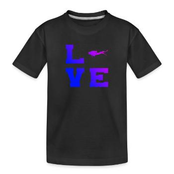 Diving Scuba Divers Scuba Diver Divers - Kids' Premium Organic T-Shirt - black - Front