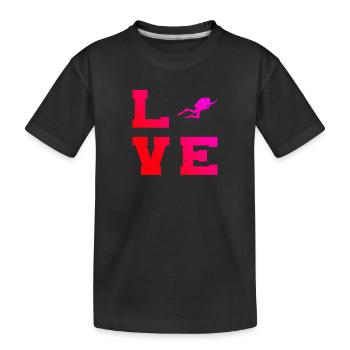 Scuba Tauchen Diving Scuba Taucher Scuba Diver - Kids' Premium Organic T-Shirt - black - Front
