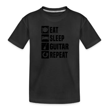 guitare classique dames guitare électrique guitare électrique - T-shirt bio Premium Enfant - noir - Devant