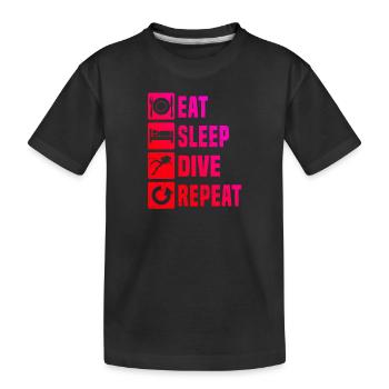 Tauchen Scuba Tauchen Diving Scuba Diver - T-shirt bio Premium Enfant - noir - Devant
