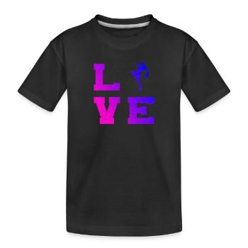 Kickboxing, Kickboxing, Boxing, Kickboxer, Kickboxing - Kids' Premium Organic T-Shirt - black - Front