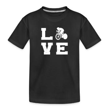 Vélo de route Vélo de route Vélo de route homme Vélo de route - T-shirt bio Premium Enfant - noir - Devant
