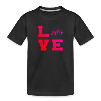Tennis Hommes Tennis Tennis Jouer au tennis - T-shirt bio Premium Enfant - noir - Devant