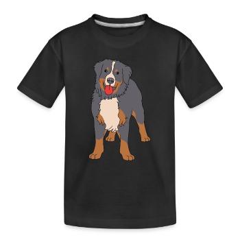 Bernese Mountain Dog - Kids' Premium Organic T-Shirt - black - Front