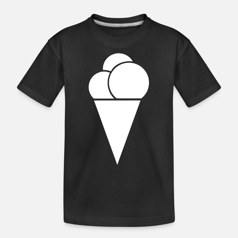 Eis - Kinder Premium Bio T-Shirt - Schwarz