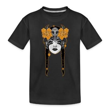 Fighter - Kids' Premium Organic T-Shirt - black - Front