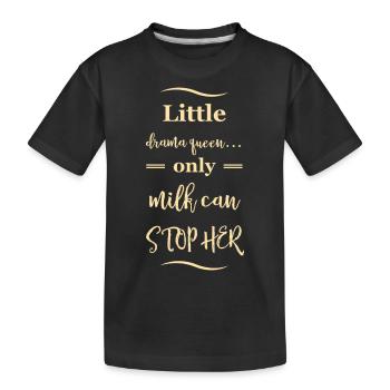 Drama Baby - Baby Sayings - Kids' Premium Organic T-Shirt - black - Front
