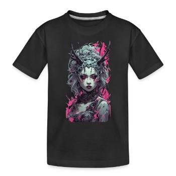 Démons gothiques Esthétique Occulte Streetwear - T-shirt bio Premium Enfant - noir - Devant
