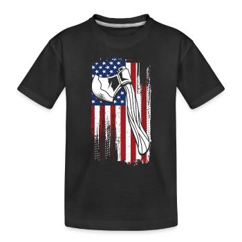 Hache - T-shirt bio Premium Enfant - noir - Devant