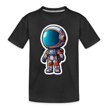 FUTUR ASTRONAUTE CHAUD - T-shirt bio Premium Enfant - noir - Devant