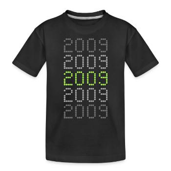 2009 - Kids' Premium Organic T-Shirt - black - Front