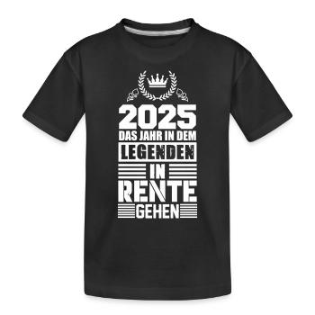 Légendes de la prévoyance 2025 - T-shirt bio Premium Enfant - noir - Devant