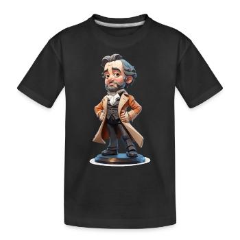 Historical Legacy - Kids' Premium Organic T-Shirt - black - Front