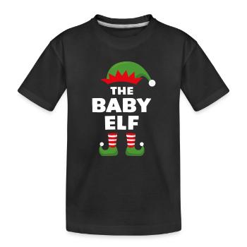 Le Bébé Elfe - T-shirt bio Premium Enfant - noir - Devant