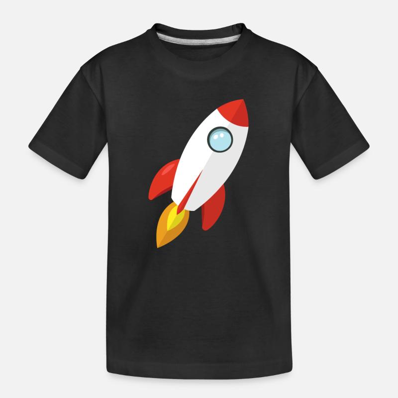 Fusée - T-shirt bio Premium Enfant - noir