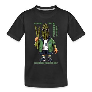 Association des asperges - T-shirt bio Premium Enfant - noir - Devant