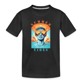 Hipsters cool - T-shirt bio Premium Enfant - noir - Devant