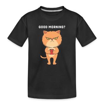 Morgenmuffel Langschläfer Montag Morgen - T-shirt bio Premium Enfant - noir - Devant