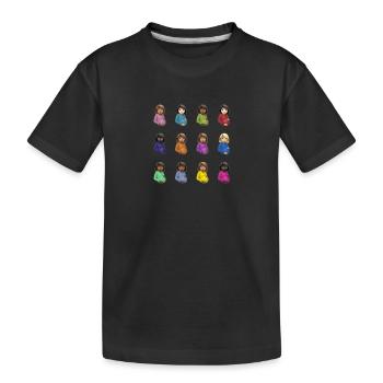 Zertifizierter L0ver Boy von dr4ke - Kinder Premium Bio T-Shirt - Schwarz - Vorne