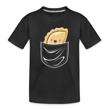 Pierogi Pologne Polonais - T-shirt bio Premium Enfant - noir - Devant