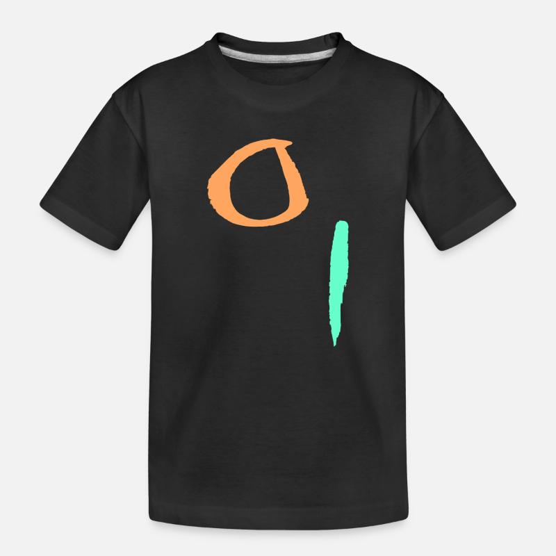 Abstraction minimale - T-shirt bio Premium Enfant - noir