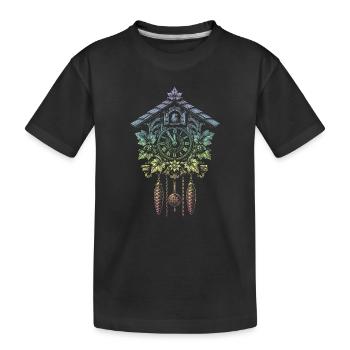 coucou - T-shirt bio Premium Enfant - noir - Devant