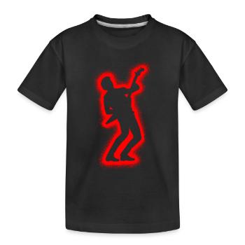 Guitariste Hommes, Enfants, Garçons, Guitare - T-shirt bio Premium Enfant - noir - Devant