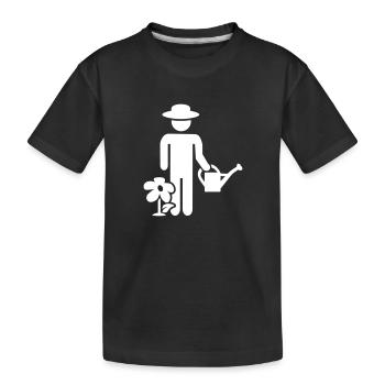 Jardinier - T-shirt bio Premium Enfant - noir - Devant