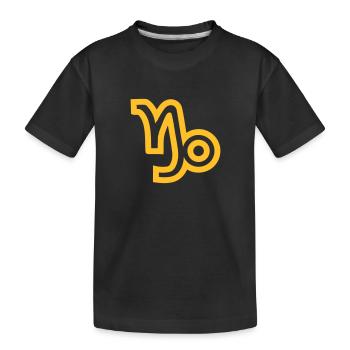 Capricorne - T-shirt bio Premium Enfant - noir - Devant
