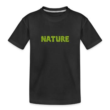 Nature - T-shirt bio Premium Enfant - noir - Devant